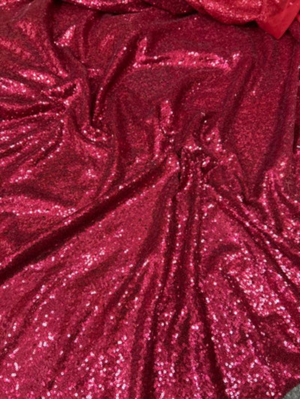 1 Yard Glitz Sequin Fabric Sparkling Mesh Material for Costumes Backdrops and Decor 50/54 Inches Wide
